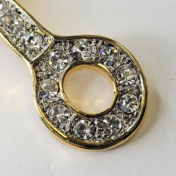 Gold Tone Scissors Brooch - Picture 3 of 11